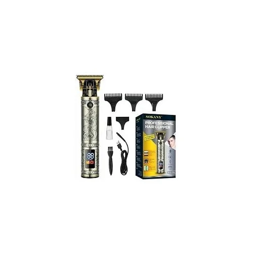 Sokany Professional Cordless Hair Clipper &amp; Beard Trimmer – Gold