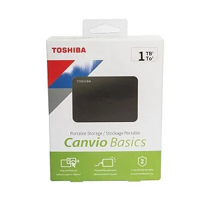 Toshiba Slim 1TB Portable External Hard Drive USB 3.0_ Black