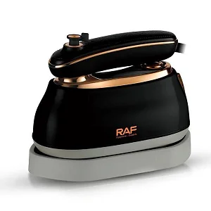RAF Portable Travel Steam Iron - Black