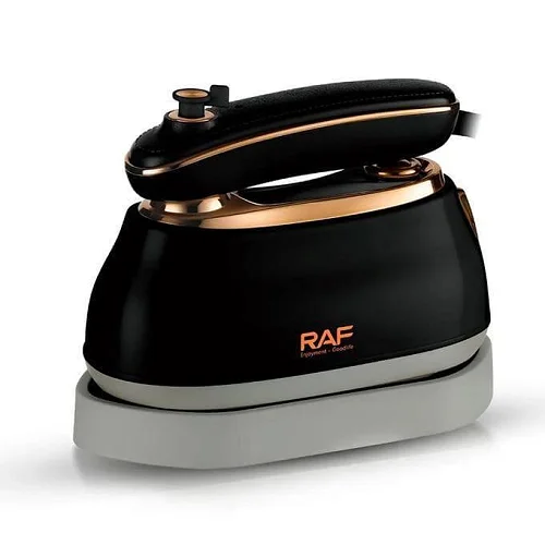 RAF Portable Travel Steam Iron - Black