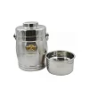 Aulun 2.5 Litres Food Flask – Silver