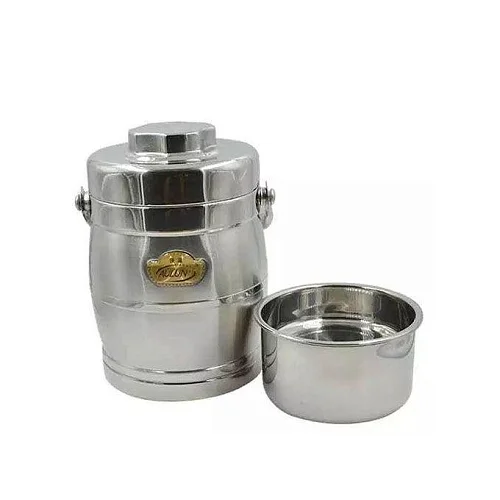 Aulun 2.5 Litres Food Flask – Silver