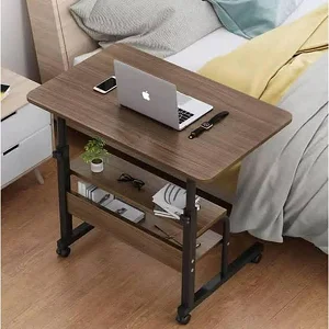 Adjustable Laptop Table – Portable Mobile Workstation Desk for Bed & Sofa