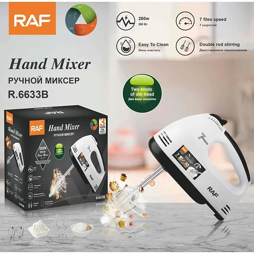RAF Handheld Mixer for Cakes, Cream and Baking