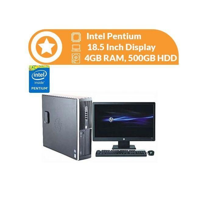 Hp 630/6000 series /hp compaq Dc7800/hp compaq 8000/ Dual Core/Pentium core 4GB RAM, 500GB HDD,Win 10 Pro, MS Office-Black