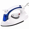 Portable Foldable Mini Steam Iron for Clothes – White & Blue