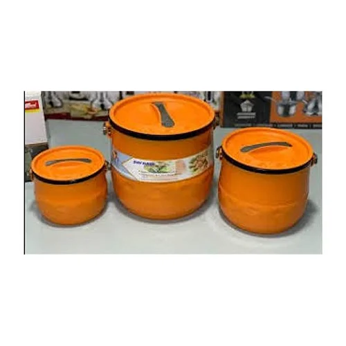 3 Pc Insulated Lunch Box Food Warmer Jar Storage Containers