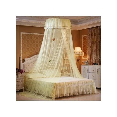 4x6 Elegant Round Mosquito Net- Cream