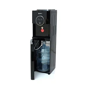 SPJ Bottom Loading Water Dispenser 3 Tap – Black Water Cooler | 2 Years Warranty