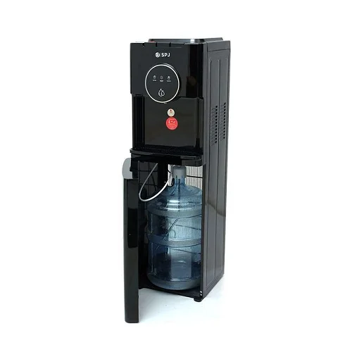 SPJ Bottom Loading Water Dispenser 3 Tap – Black Water Cooler | 2 Years Warranty