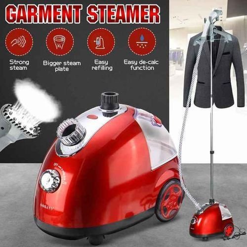 RAF Vertical Garment Steamer 1700ml - Red