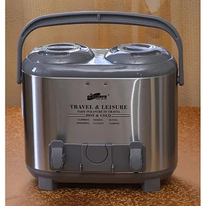 Daydays 15-Litre Twin Travel Flask – Silver