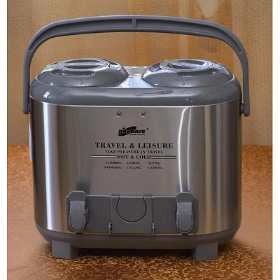 Daydays 15-Litre Twin Travel Flask – Silver
