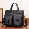 eep Buluo 14-Inch Waterproof Leather Laptop Bag – Black