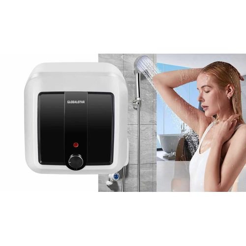 Global Star Electric Water Heater 15L - White