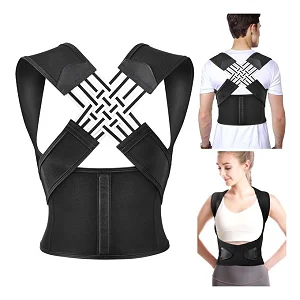 Back Brace Posture Corrector – Adjustable Upper Back & Shoulder Support Belt