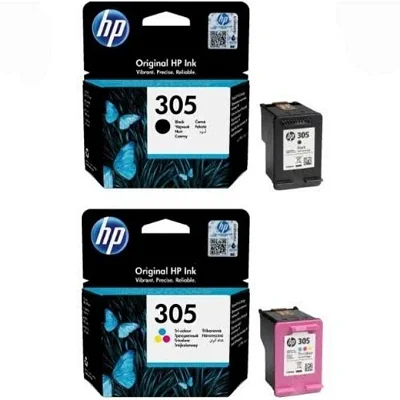 Pack Of HP 305 Original Ink Cartridges – Black &amp; Tri-Color