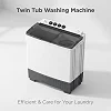 Midea 10kg Semi-Automatic Twin Tub Washing Machine