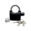 Siren Alarm Padlock -Zinc Alloy - Black