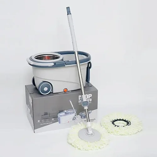360° Rotating Spin Mop with Bucket – Floor Cleaning Mop Set