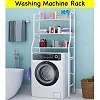 3-Layer Metal Washing Machine Storage Shelf Rack – Space Saver Organizer