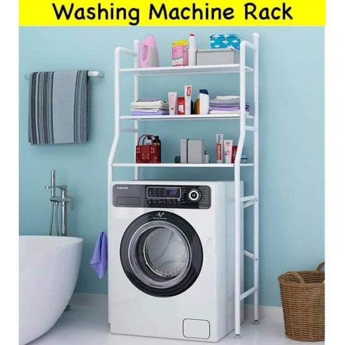 3-Tier Washing Machine Storage Rack for Bathroom and Laundry Room