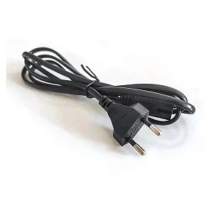 2-Pin EU Power Cord for Computer, Television and Home Electronics