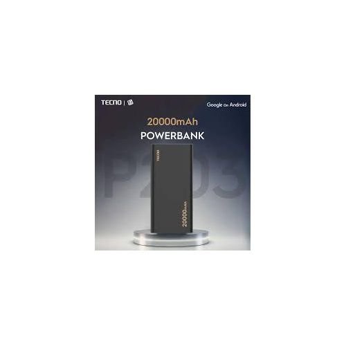 Tecno Powerbank 20000mAh 22.5W Fast Charging Sleek Design