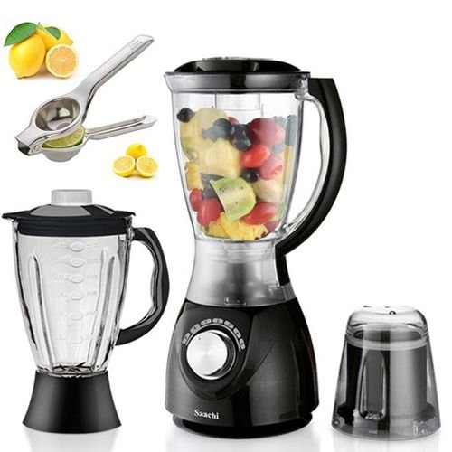 3 in 1 Saachi Electric Juice Blender & Manual Lemon Squeezer