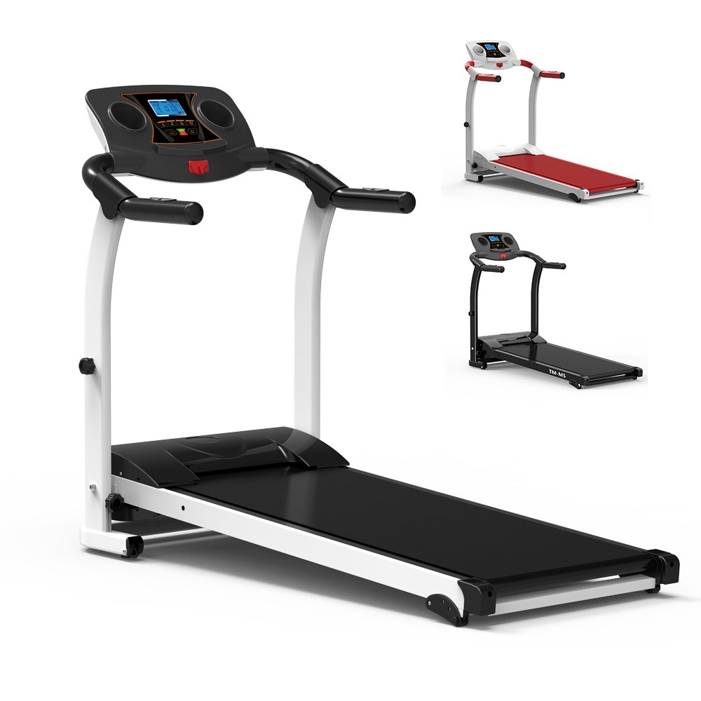 1-8km/h Portable Foldable Treadmill Fitness Equipment with LCD Screen  for Home Office
