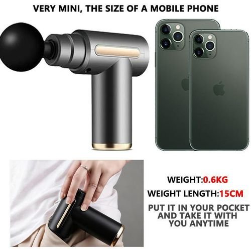 Bodyy Massage Gun + 4 interchangeable head covers