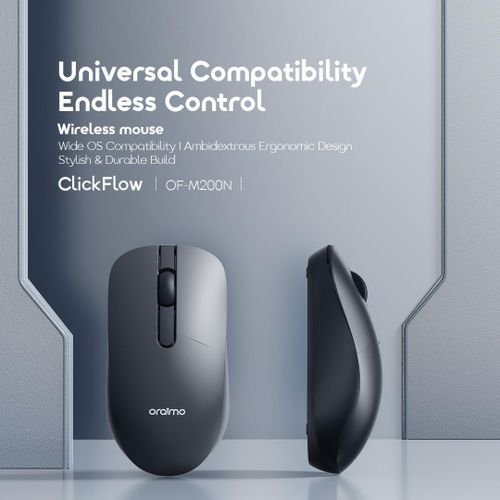 Oraimo USB Wireless Mouse - Black