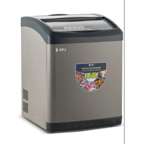 SPJ Premium 215L Ice Cream &  Glass Display Deep Freezer - Grey