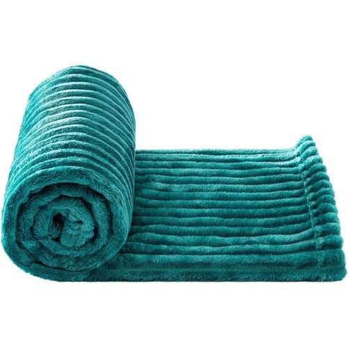 5*6 Soft warm  Fleece Blanket -  Green