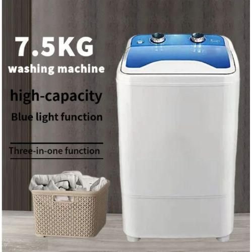 Portable mini washing machine 7kgs - white
