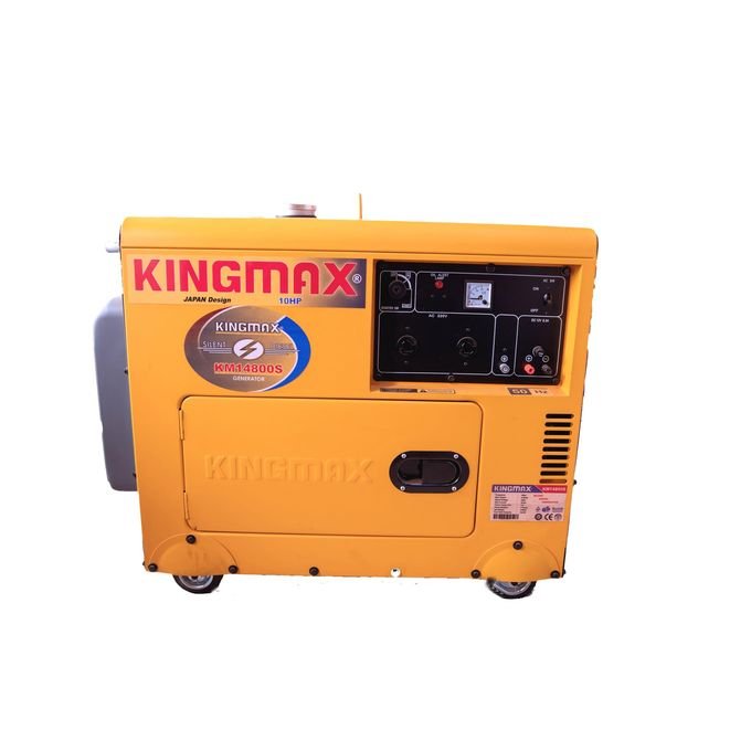 Kingmax Diesel 6.5 KVA Yellow Silent Generator KM14800S