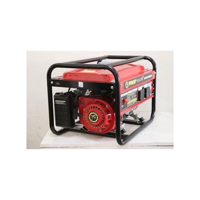 Power Value 2.5KVA Gasoline 4-Stroke Engine Generator - Red
