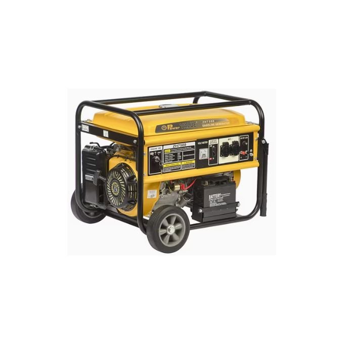 7 KVA Petrol Engine Generator (ZH7500)  Power Value - Yellow