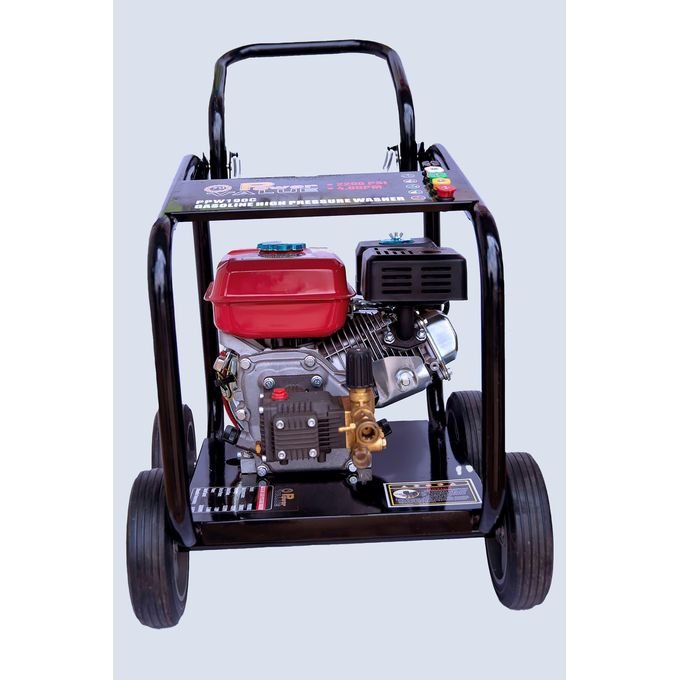 POWER VALUE Medium Business Car Washer Petrol Engine - Black & Red