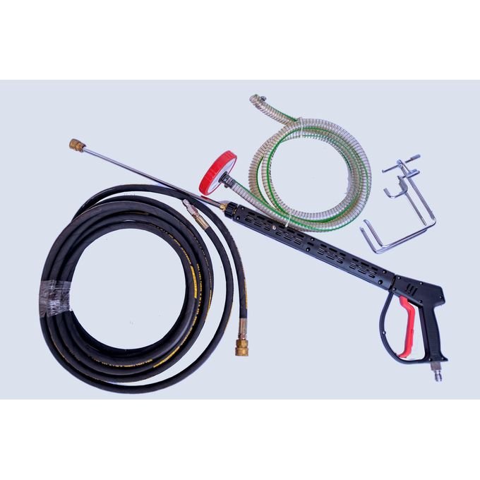 POWER VALUE Medium Business Car Washer Petrol Engine - Black & Red
