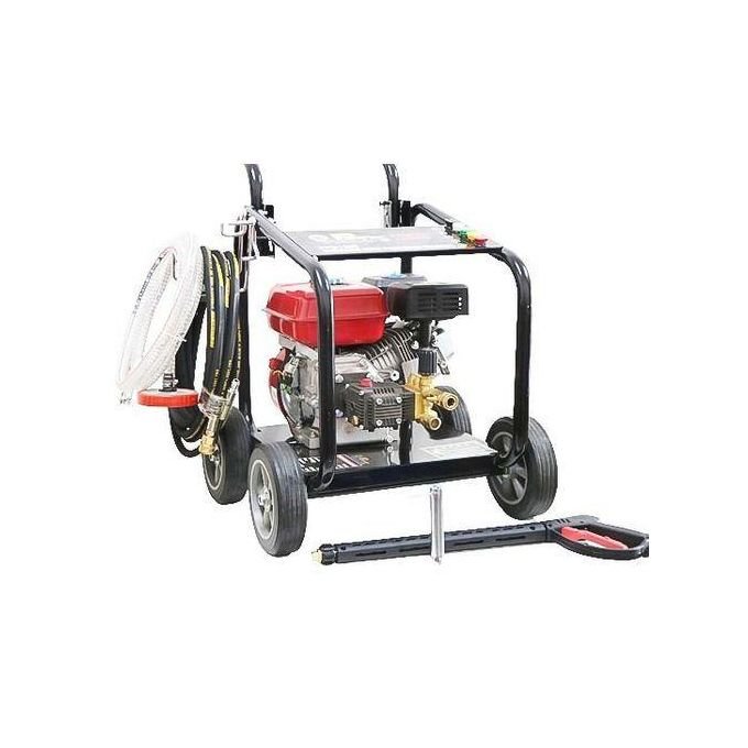 POWER VALUE Medium Business Car Washer Petrol Engine - Black & Red