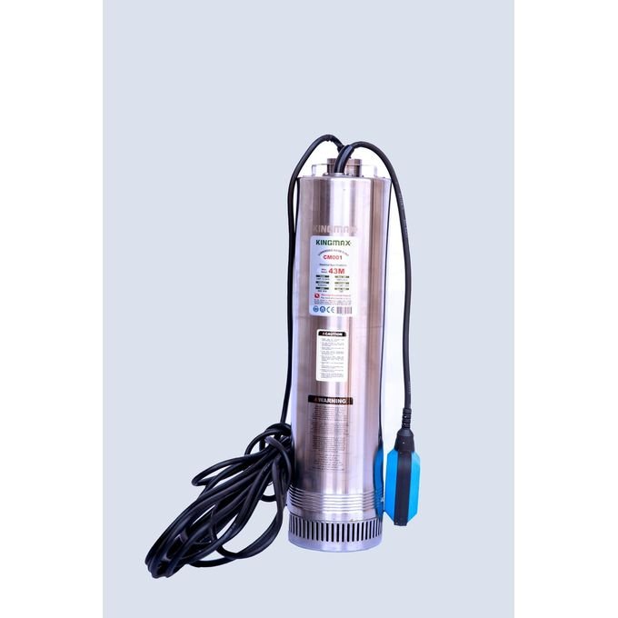 King Max 43 Metre / 142 Feet Electrical Lower Sucker Submersible Water Pump with Float Switch and Control Box
