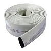 3 Inch Irrigation PVC Canvas Hose Pipe - White