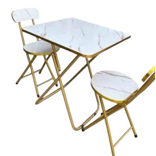 Foldable Table And 2 Chair Set- multiple Prints
