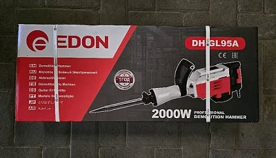 EDON 90A 2000W Heavy Duty Demolition Hammer Jack Hammer for Concrete