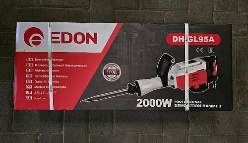 EDON 90A 2000W Heavy Duty Demolition Hammer Jack Hammer for Concrete