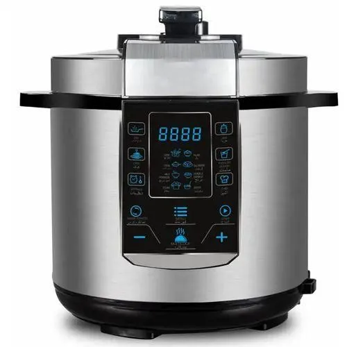 Hoffmans 6L HM-718 Electric Pressure Cooker - Silver