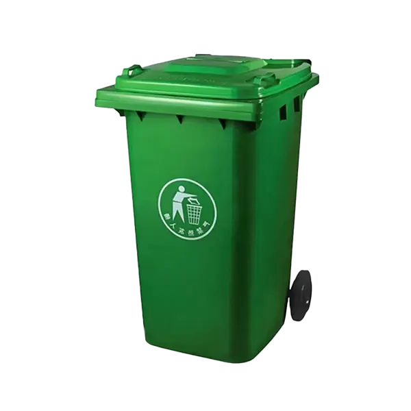 Outdoor 240L Dustbin Waste Bin, 240 Litres Dustbin – Green