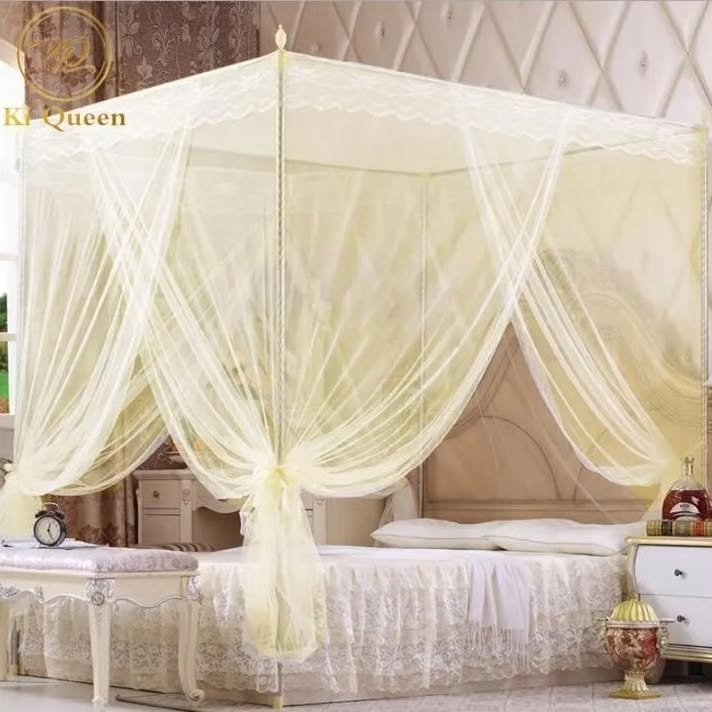 4x6 4 Stand Mosquito Net - Cream