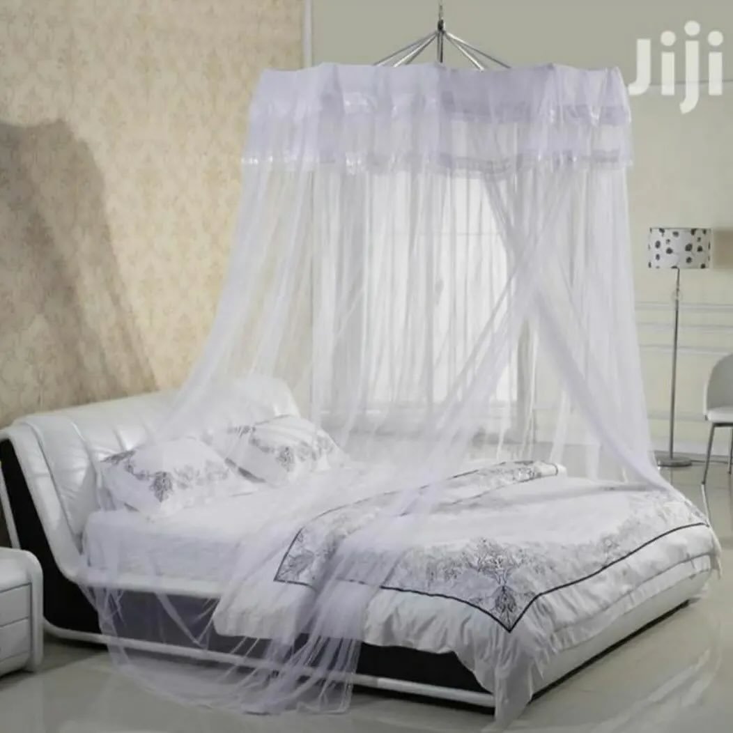 5x6 Umbrella Structure Canopy Bed Net-white